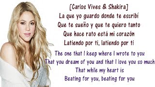 Carlos, Shakira - La Bicicleta - Lyrics English and Spanish - The bicycle - Translation &amp; Meaning