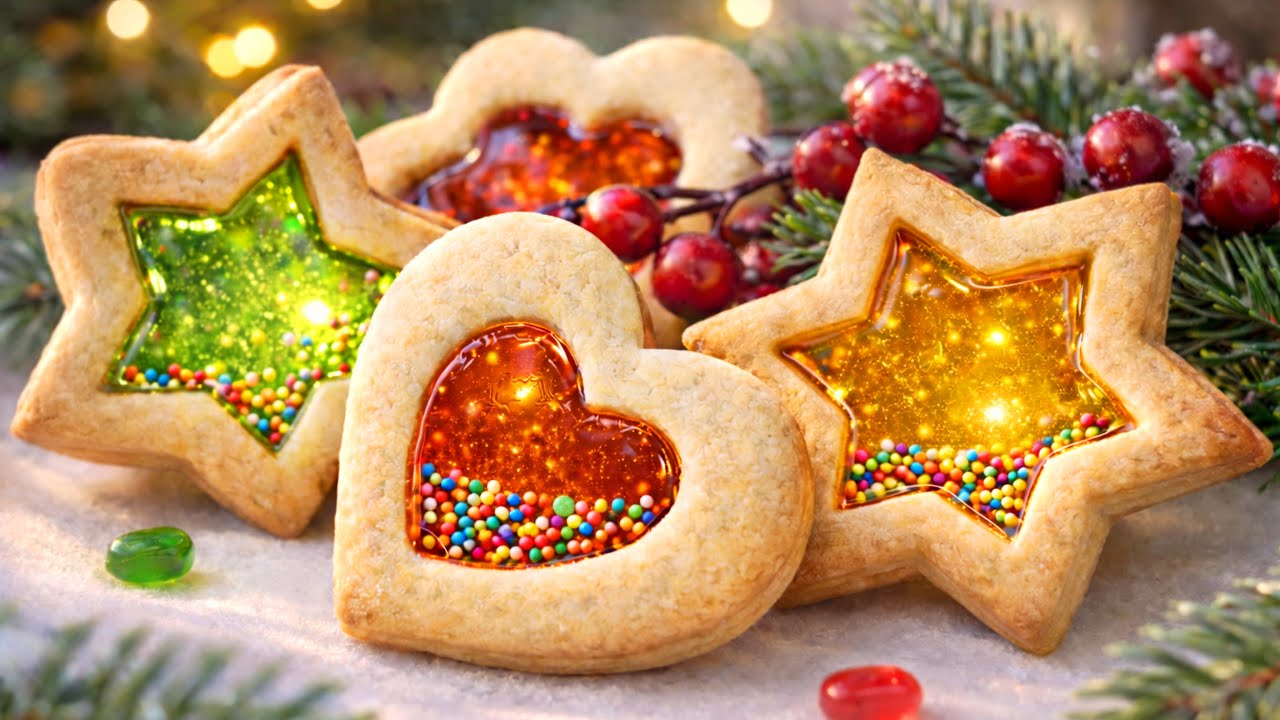Glaskekse (Glass Cookies) by Kekse von Roman — recipe photo