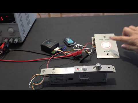 YLI Electronic | Electric Bolt Wire with Touch Exit Button and Remote Control | 1000kg holding force