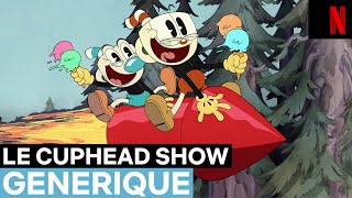Kadr z teledysku Welcome to the Cuphead Show! Opening (French) tekst piosenki The Cuphead Show (OST)