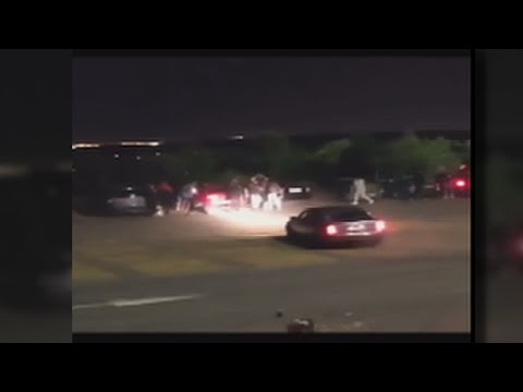 Hacen un 'Fast and Furious' en un parking de Rivas...en plena pandemia