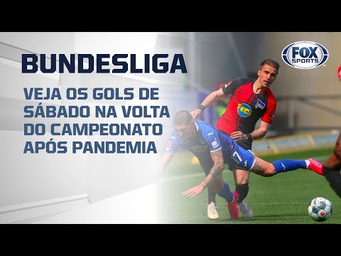 TEVE GOLAÇO BRASILEIRO! Veja os gols de sábado na volta da Bundesliga após pandemia