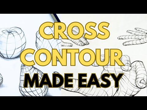 Achieve INCREDIBLE Depth - Drawing Cross Contour and Crosshatching with Easy Quick Tips