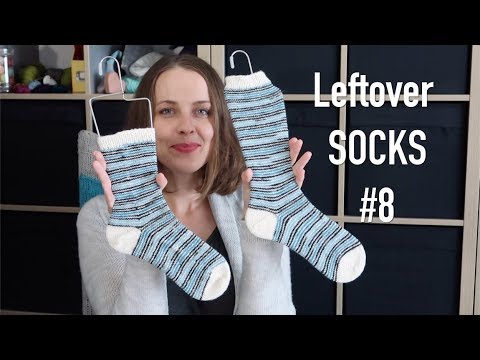 Leftover Socks #8 yarn unknown - finished object- knitting ILove