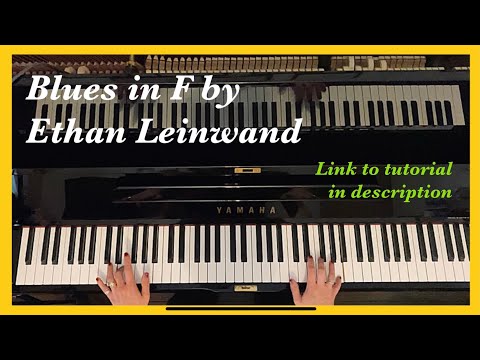 Piano Blues in F by Ethan Leinwand