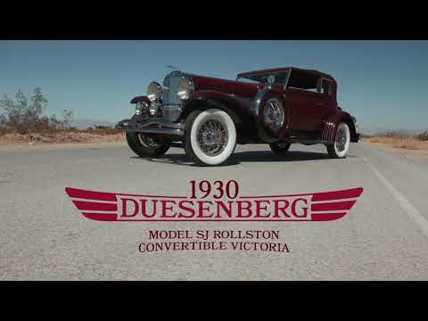 1930 Duesenberg Model SJ Rollston Convertible Victoria // Mecum Indy 2021 // May 14-22