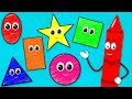 The Shapes Song Learn Shapes Crayons Nursery Rhymes Songs For Kids Baby Songs