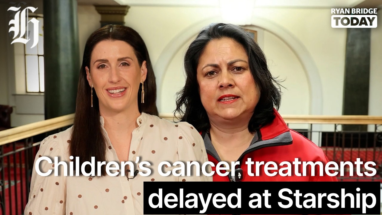 Children's cancer treatments delayed at Starship amid nurse shortage | Ryan Bridge TODAY