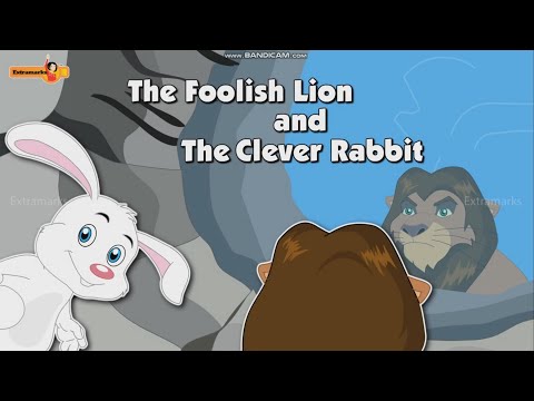 Moral Story || The Foolish Lion and The clever Rabbit || Extramarks.