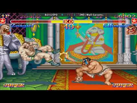 Fightcade 👊 Super Street Fighter ll Turbo 👊🏽 Born2SPD 🇧🇷 Vs 2nd Wall-Garrants 🇧🇷 FT20 👊
