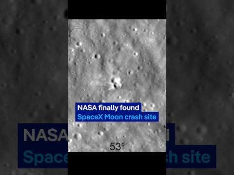 NASA finally found SpaceX Moon crash site | DW News