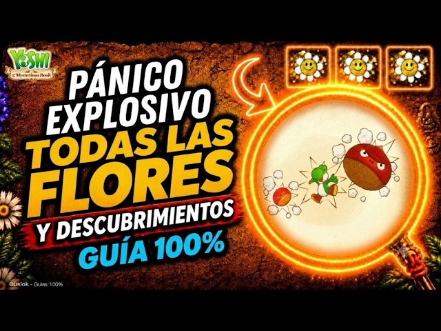 Pánico explosivo Todos los Coleccionables 100% | Yoshi and the Mysterious Book Pánico explosivo Todos los Coleccionables 100% | Yoshi and the Mysterious Book