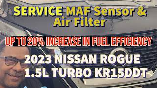 2021-2025 NISSAN ROGUE 1.5L Turbo - Service Air Mass Sensor (AMS) and Air Filter