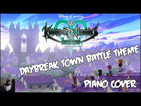 Kingdom Hearts Unchained X -  Daybreak Town's Battle Theme (Piano Cover)