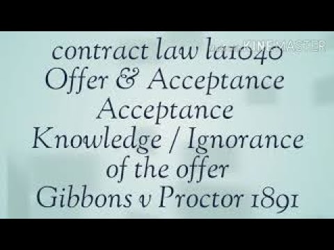 Gibbons V Proctor 1891