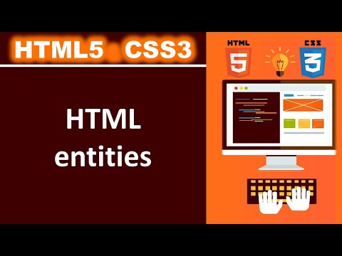 HTML entities | HTML and CSS Complete course in Urdu Hindi