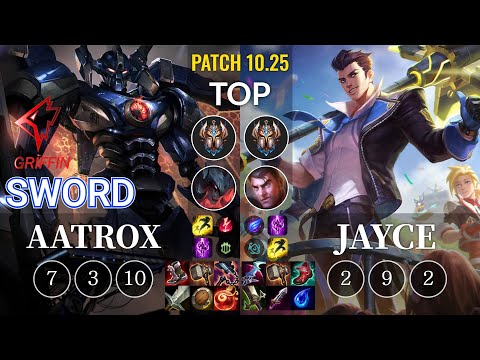 GRF Sword Aatrox vs Jayce Top - KR Patch 10.25