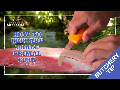 Preparing the three Primal Cuts - Hunting Aotearoa Tip -  Part 10