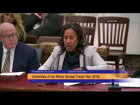 FY2019 Budget Hearing   Defender Association   4 24 2018