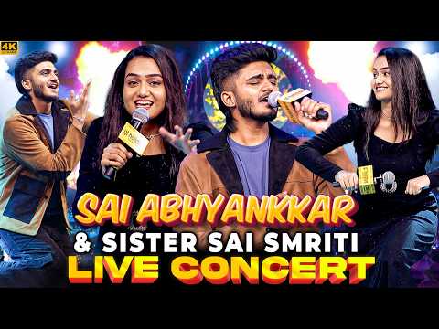 Sai Abhyankkar Live Concert😍Sister Sai Smriti Spine Chilling Performance🔥Thalapathy Kacheri Mode On🎉