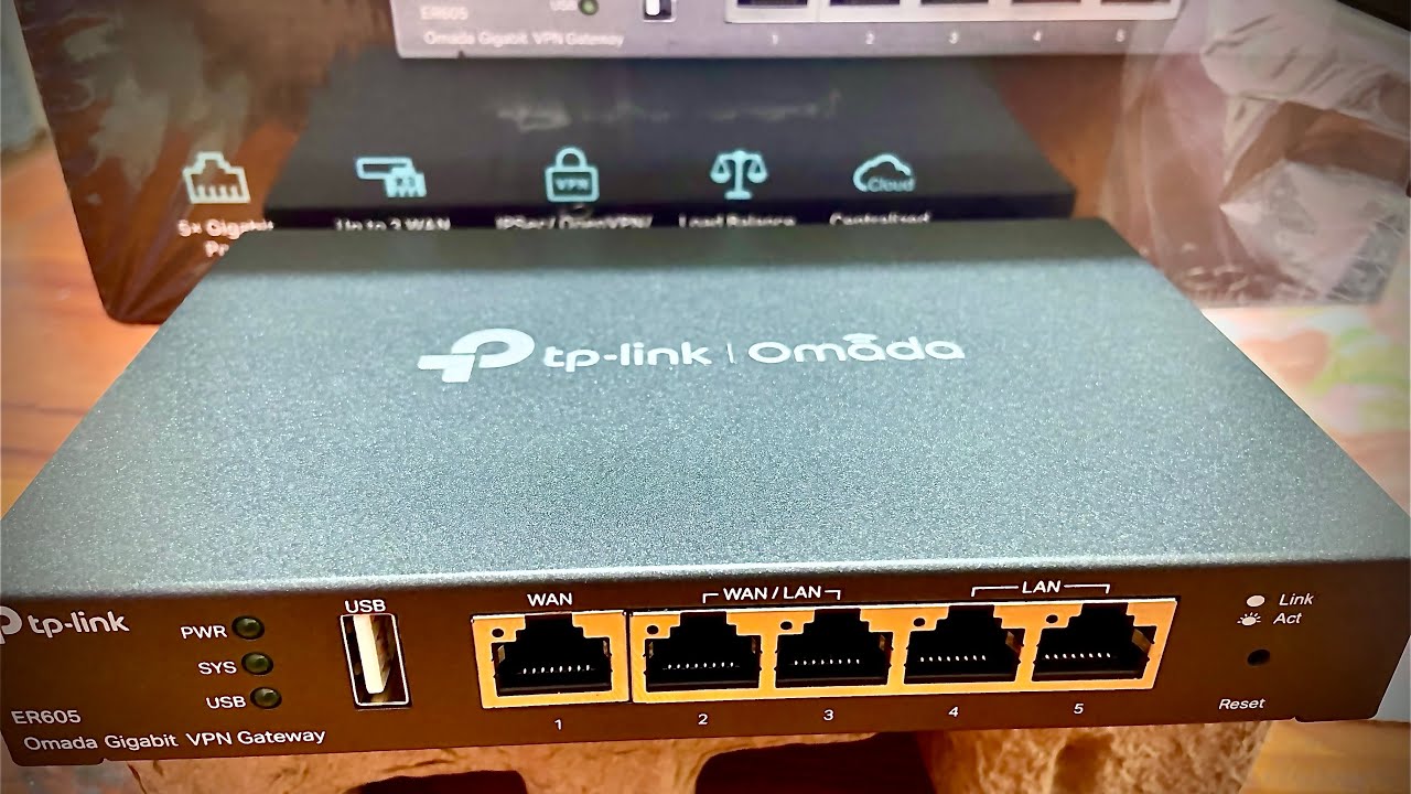 Miniatura da avaliação em vídeo de Roteador TP-Link SafeStream TL-ER605 Gigabit Multi-WAN VPN