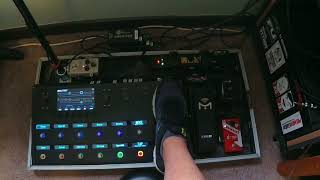 Video thumbnail for My Helix Pedalboard and questions answered by George Hollis