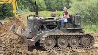 Dozer with Tank Tracks and Rolls Royce Engine