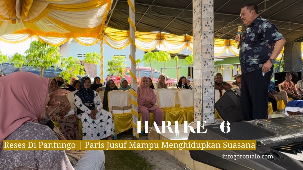 Public Speaking Ketua DPRD Paris Jusuf Mampu Menghidupkan Suasana