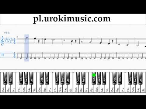 Jak Grać Na Fortepianie (prawa ręka) Charlie Puth - Attention Tabulatura Lekcje Część 1 Ćwiczenia