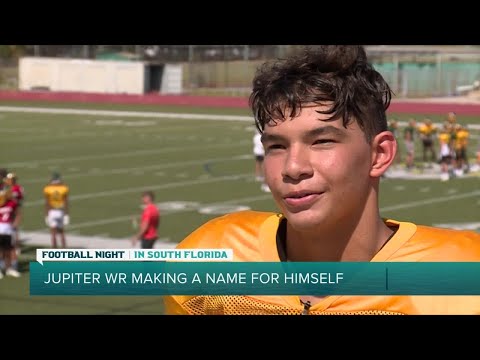 Jupiter wide receiver making a name for himself