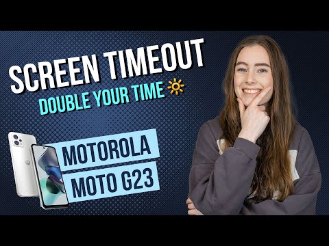 Motorola moto g23 - How to change Screen Timeout • 📱 • 🔆 • ⏱ • Tutorial