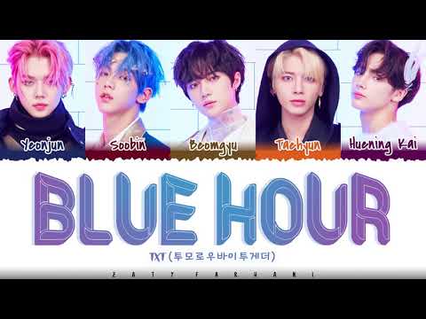 TXT – 'BLUE HOUR' Lyrics [Color Coded_Han_Rom_Eng]