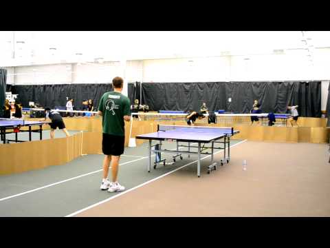 2013 NCTTA South Regional Olmo Zavala (FSU) vs Ciprian Romonti (USF) vid 1