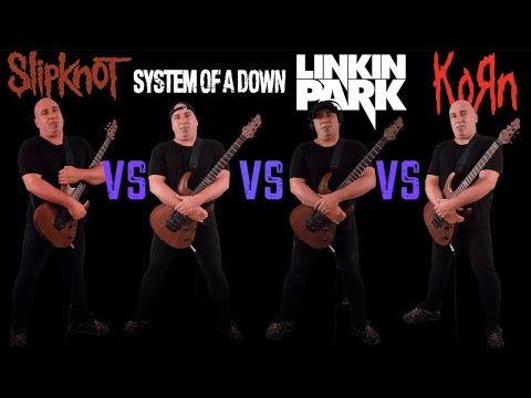 Ultimate NU METAL Guitar Riffs Battle (Slipknot VS SOAD VS Linkin Park VS Korn)