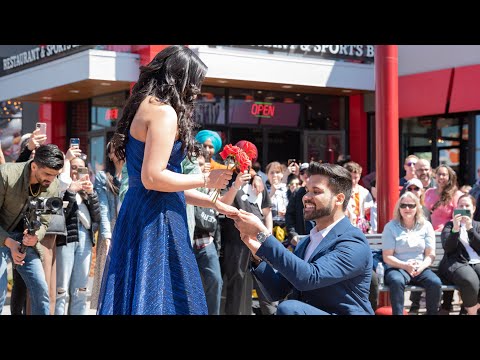 EPIC Bollywood Flashmob Proposal in Niagara Falls (Clifton Hill)  / BEST PROPOSAL IN TORONTO