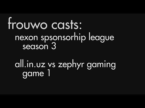 Zephyr vs All.In.UZ // Game 1 // NSL Season 3 - Ro8