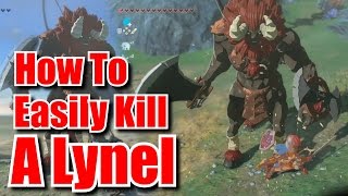 How to Quickly Kill a Lynel - Boss Fight - Zelda Breath of the Wild - Tips and Tricks