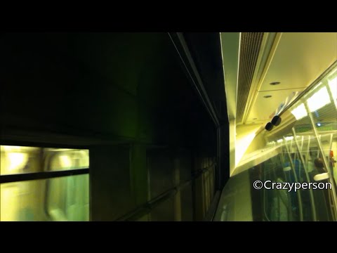 RET Metro Rit (door de ruit) Stadhuis - Rotterdam Centraal