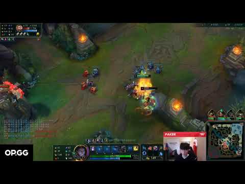 Faker witnesses the power of Qiyana