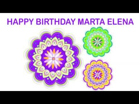 MartaElena   Indian Designs - Happy Birthday