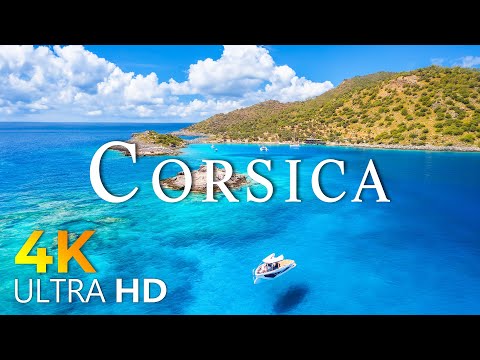 12 HOURS DRONE FILM: " CORSICA in 4K " + Relaxation Film 4K ( beautiful places in the world 4k )