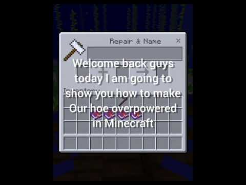 Gaming Boy Anmol - How to make our hoe overpowered in Minecraft/#shorts#minecraft/Gaming Boy Anmol