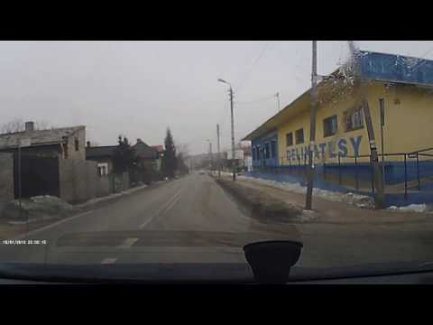 13 02 2017 Ujejsce - wyprzedzanie na pasach.