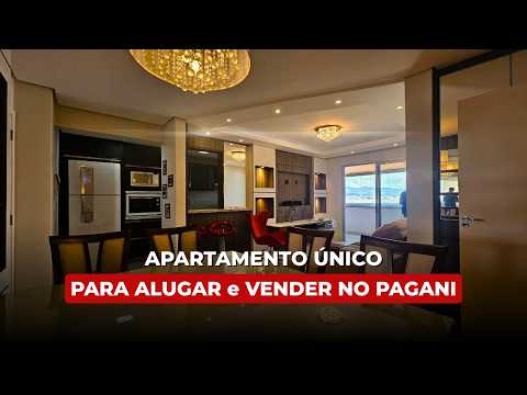 Vídeo - Apartamento Alto Padrão, mobiliado e com 2 dormitórios, para venda por R$970.000,00 - Pagani - Palhoça/SC - Apartamento em Palhoça - à venda - Madri Imóveis ltda
