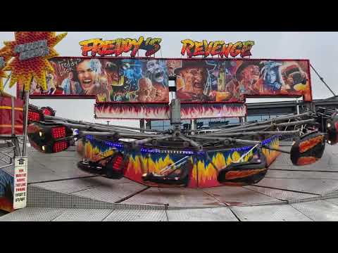 Freddys revenge off ride Hartlepool valentines fun fair 2020