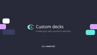 Custom Decks Tutorial - Lingvist