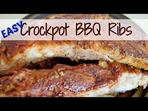 Easy Weeknight Crockpot BBQ Ribs