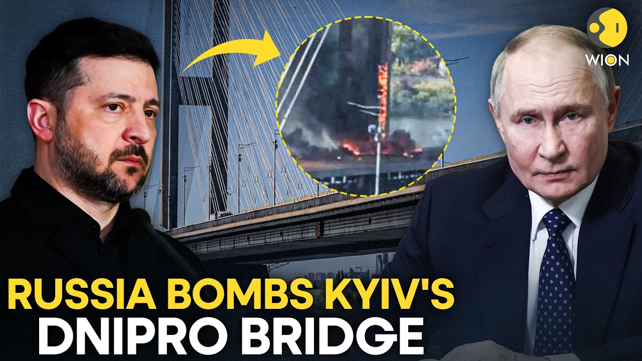 Russia STRIKES Ukraine LIVE: Putin BOMBS Dnipro Birdges; Deadly Strikes Hit Metro Services | WION