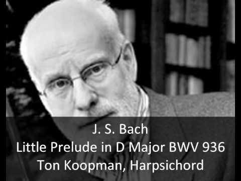 J. S. Bach - Little Prelude in D Major BWV 936
