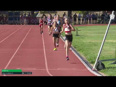 Girls U11 800m Heat 3: 2024-25 State Combined Event Championships